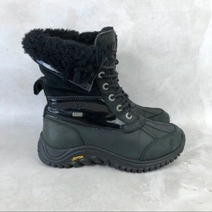 UGG Australia Adirondack 2 Waterproof Black Women’s Winter Boots Size 6